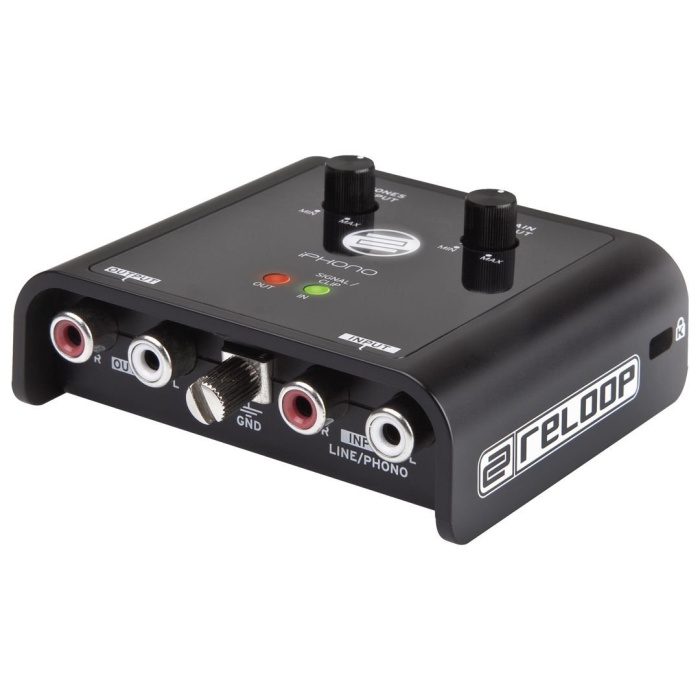 Reloop 12 0026 iPhono 2 Phono/Line Arabirimi | Plakları Dijitale Aktarma ve DVS Kullanımı İçin USB Ses Kartı